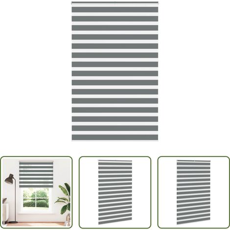 Doppelrollo -  Doppelrollo Dunkelgrau 145x230cm Stoffbreite 140,9 cm Polyester (1/5)