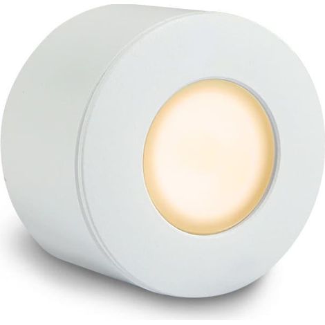 Aufbau/Einbaustrahler Mini Bergamo 3W IP44 2700K - Farbe: weiß RAL 9016 (1/5)