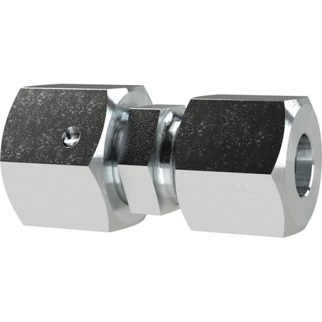 Raccord de réduction, cône d'étanchéité, écrou M22 x 1,5 i., tube Ø 1 15 mm, tube extérieur Ø 2 6 mm, PN max. 315 bar, acier galvanisé (1/3)