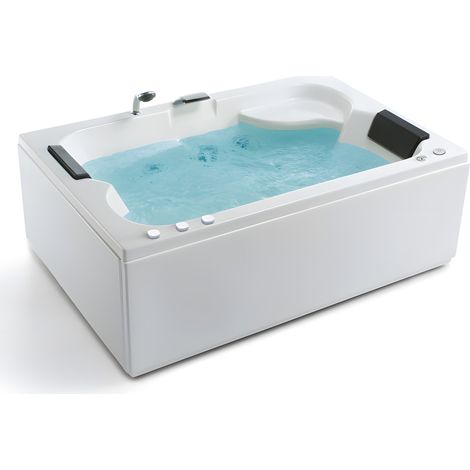 Baignoire balnéo rectangulaire 2 places 180x120 cm BOUNTY IMASSAGE