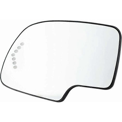 Rétroviseur extérieur chauffant à atténuation automatique avec clignotant pour Chevy GMC Cadillac 03-07, verre de rétroviseur intérieur 88944391 GM1324102 L (1/5)