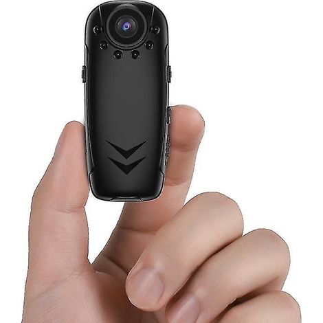 Mini caméra pour forces de l'ordre, enregistreur vidéo 1080p, caméra corporelle portable professionnelle, enregistreur pour réunions, longue autonomie. (1/5)