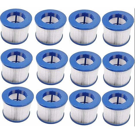 Cartouches Filtre Spa a Visser Filtre 75 x 100 mm Filtre Spa Vissable Cartouche filtrante Spa Filtre Spa Bleu (1/5)