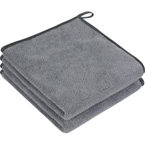 2 Pièces Serviette De Bain, Coton Séchage Rapide, Absorbante Lavable, Pour Salle De Bain Et Cuisine (1/5)