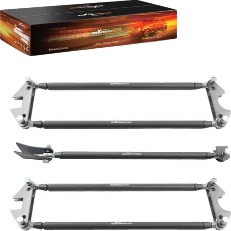 Kit di sospensioni a 4 bracci, 24 pollici, struttura in acciaio, design saldabile, compatibile con Hot Rod, peso 17,5 kg (1/5)