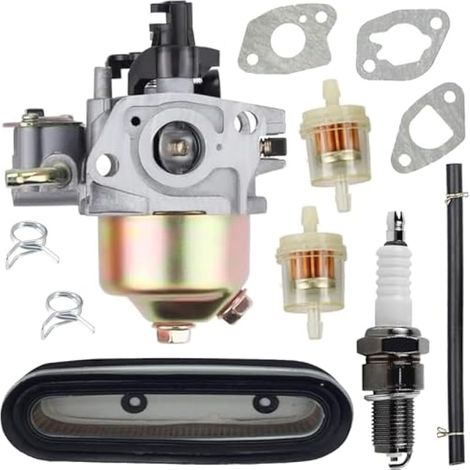 Carburateur GXV160 pour Honda GXV120 GXV140 GXV160 Moteur HR216 HRA216 HRC216 Tondeuse à Gazon Remplacer 16100-ZE6-W01 16100-ZE7 -W21 Filtre à air Remplacer 17210-Z1V-003 17210-ZE7-305 (1/5)