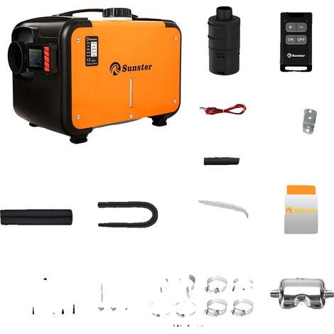 Chauffage à air diesel, contrôle Bluetooth, chauffage efficace, 8KW 12V 24V 110-240V (1/2)
