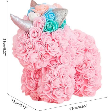 Rose en polyéthylène, cadeau de Saint-Valentin pour votre petite amie, décorations de Noël pour la maison (1/5)