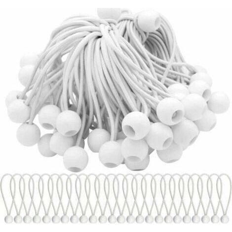 Alovez - Pack de 75 sandows avec boules : idéal pour sécuriser tentes, tentes de camping, bannières et bâches. (1/5)