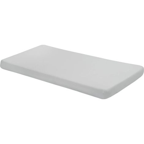 Wasserdichtes Jersey-Spannbettlaken grau 140x70