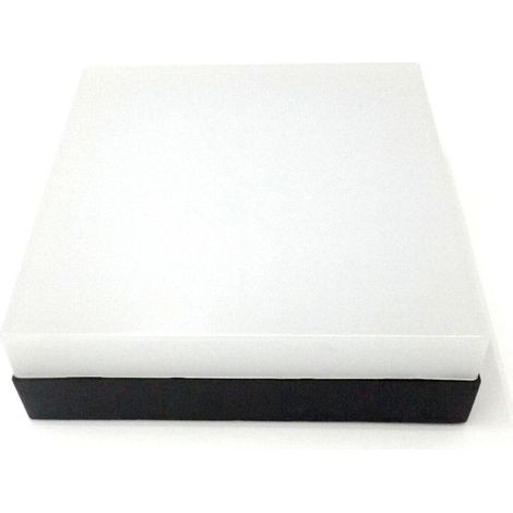 DOWNLIGHT LED SUPERFICIE CUADRADO 24W 6500K 120º 230V NEGRO
