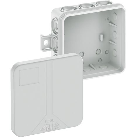 Spelsberg Scatola di derivazione, sostenibile, grado di protezione IP55, sezione massima del conduttore 2,5², resistenza agli urti IK07, classe di protezione II, Un 400V DC, VDE, senza alogeni, 335912