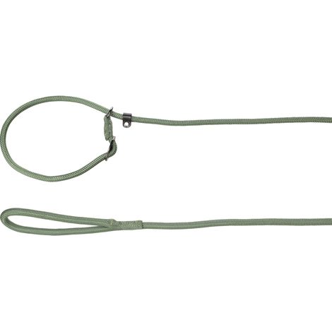 Chien Laisse Anti-Traction Kaki 1,3m 10mm
