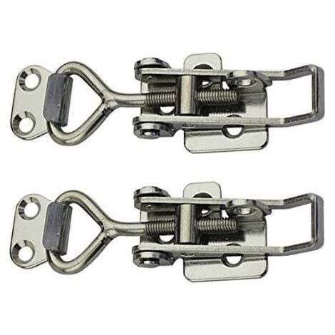 Set mit 2 verstellbaren Hebelverschlüssen für Schränke