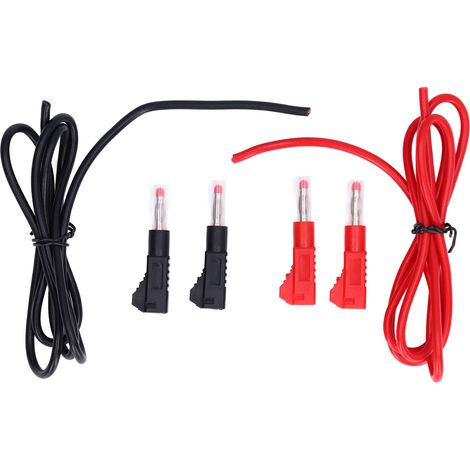 Kit de 4mm fiches bananes anti-choc pour tests électriques, connecteurs de câblage, lot de connexion, type 70022, matériel de mesure. (1/5)