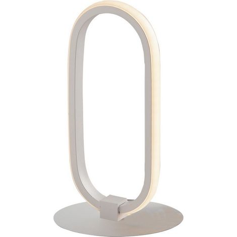 Fan Europe Infinity - Lámpara de mesa LED integrada, blanca, 4000K