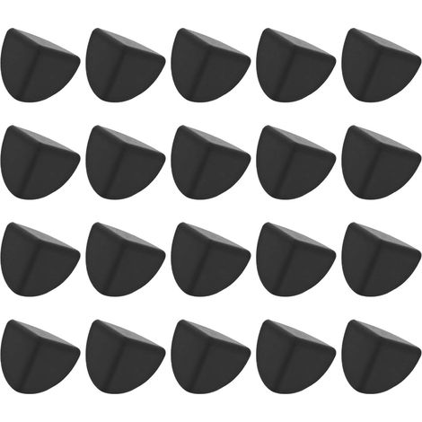 20 Protections d'angle en caoutchouc souple pour tables et meubles, sécurité bébé, coins arrondis (1/5)