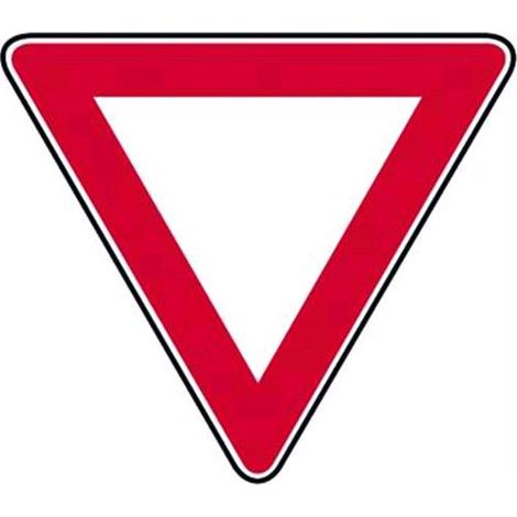 Segnale Stradale Precedenza Dare Precedenza Fig.  36