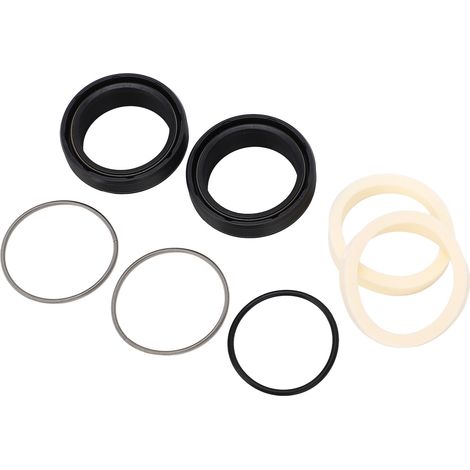Dieses Gabelsimmerring-Set ist mit allen nach 2016 hergestellten Fahrradschläuchen mit 32 mm Durchmesser kompatibel und zeichnet sich durch feine Gravur und geringe Reibung aus. (1/4)