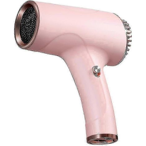 Sèche-cheveux sans fil rechargeable, portable, air chaud et froid, idéal pour les voyages et les activités de plein air (radio). (1/5)