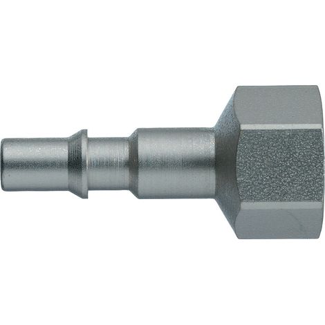 Raccord rapide pneumatique Legris, Filetage femelle vers Femelle 3/8 in Female 3/8pouces ISO 6150 C, ISO C en Acier ( Prix pour 1 )