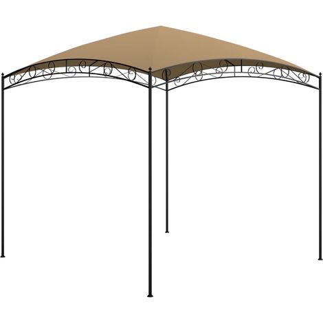 Pavillon 3x3x2,65 m Taupe 180 g/m²