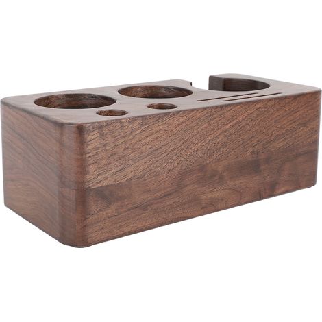 Support de tassement de café en bois pour porte-filtre, idéal pour la maison, la cuisine, les cafés et les bars (51 mm / 2 pouces). (1/5)