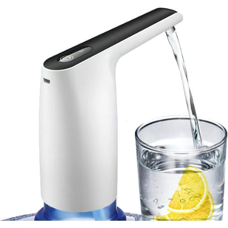 Pompe À Eau Électrique Portative - Rechargeable USB - Pour Fût De 3 Et 5 Gallons - Compatible Collier 5,5 cm - Autonomie Jusqu'à 60 Jours - 1 Pièce (1/5)