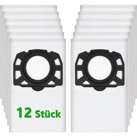 12 Stück Staubsaugerbeutel für Kärcher WD4 WD5 WD6 WD5P WD6P MV4 MV5 MV6 Staubsauger, Staubbeutel Filter Bags für Kärcher KFI 487, Nass & Trockensauger Beutel für 2.863-006.0 (1/5)