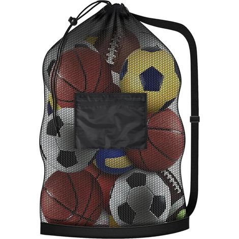 76 x 101 cm avec poche, football, basketball, filet de peloton, sports, poche de tennis, basketball (1/5)