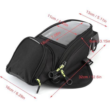Motorrad-Tankrucksack mit magnetischer Navigation und großem Bildschirm (1/5)