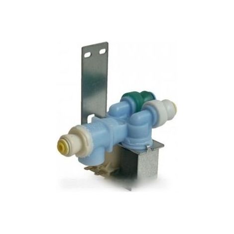 Electrovanne distributeur d'eau d'origine (481236058486) Réfrigérateur, congélateur ADMIRAL, ARISTON HOTPOINT, BAUKNECHT, IGNIS, IKEA, IKEA ELECTROLUX, IKEA WHIRLPOOL, KITCHENAID, MAYTAG, SCHOLTES, SM (1/3)