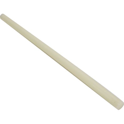 Hochwertiger runder Nylon-Kunststoffstab, weiß, 20/35 mm Durchmesser, 500 mm Länge (20 x 500 mm) (1/5)