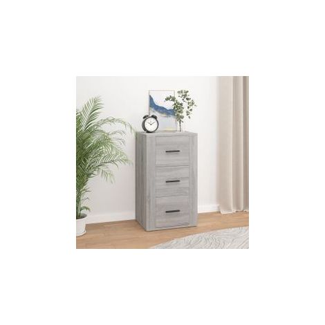 Buffet Sonoma gris 40x33x70 Bois d'ingénierie (1/5)