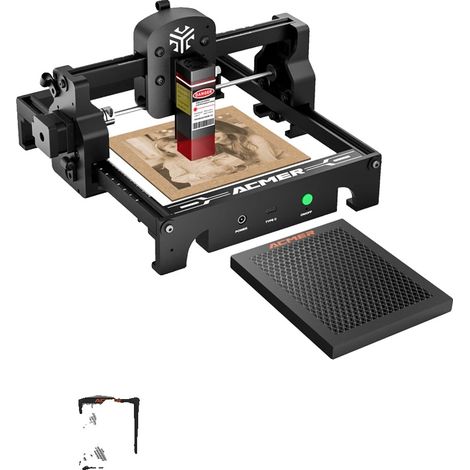 Graveur Laser, Haute Précision, Design Portable, S1 Avec Nid d'Abeille, 6W, PRISE EU (1/2)