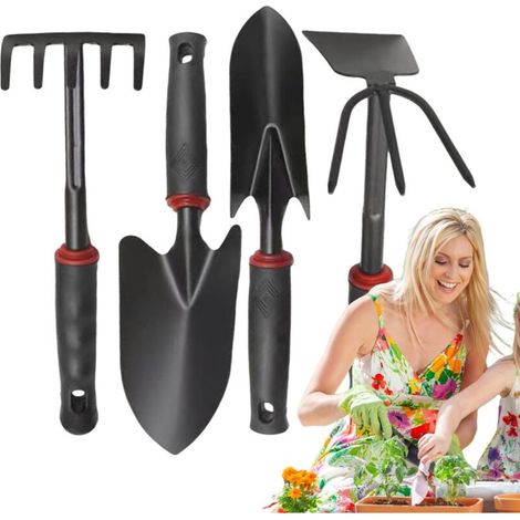 Kit de Jardinage - 4 Outils d'entretien du Jardin - Accessoires (1/5)