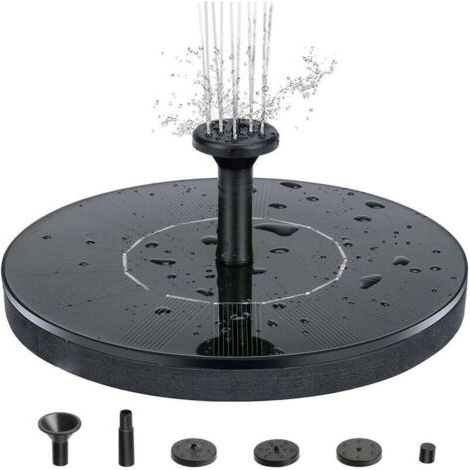 Solarbrunnenpumpe, Circle Garden Solar-Wasserpumpenset, Solarpanel-Wasserpumpe für Teiche, Springbrunnen, Vogeltränken, Gartendekoration, Wasserkreislauf, kein Stromanschluss erforderlich