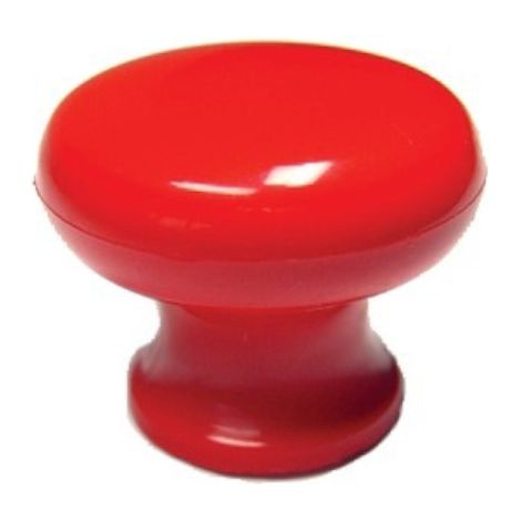 Bouton plastique diamètre 30mm rouge SELECT HARDWARE 114212