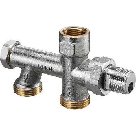 Distributore MONOTUBO, DN15, 3/4 M, TONDO ROVESCIATO / RITORNO