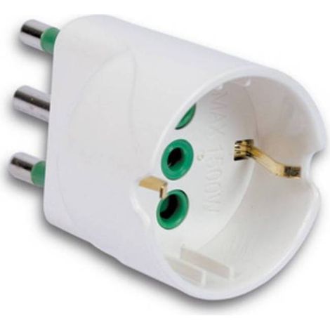 50 x FME 82.610 ADATTATORE 16A 2P+T SCHUKO GARANTI