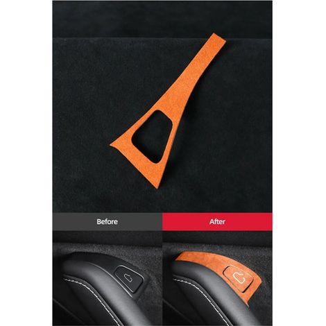 1 Set. Farbe: Orange. Material: Polymer-Verbundwerkstoff. Passend für Tesla Model 1. (1/4)