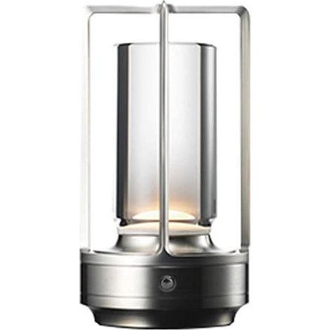 Lampada da tavolo a LED creativa sensibile al tocco, lampada da tavolo decorativa semplice e moderna, lampada d'atmosfera portatile da comodino adatta a ristoranti, camere da letto, bar, uffici, caffè