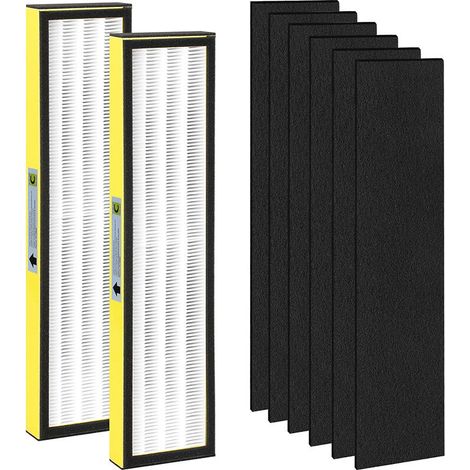 Jaune 2+8 Convient au filtre purificateur d'air Germguardian FLT4825 compatible avec l'élément filtrant AC4825AC4850 (1/5)