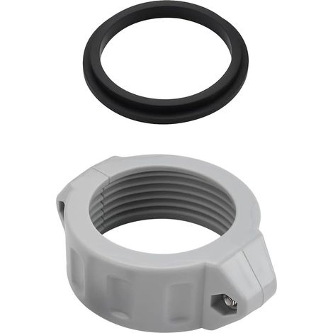 Pumpenanschluss-Set P06574 Luftkupplungsadapter mit Dichtung Grauer Adapter, 5,8 cm Durchmesser. Kompatibel mit Standard-Luftkupplungen. Für aufblasbare Whirlpools und Spas, Ersatzteile.