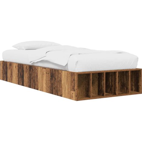 Maison Exclusive - Telaio del letto con storage Legno antico 80 x 200 cm (1/5)