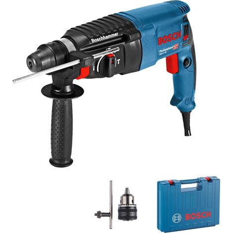 Bosch – Perforateur burineur SDS Plus 830W – Force de frappe 2.7J – Emmanchement 14mm – Pour béton armé – Coffret L-Case (1/10)