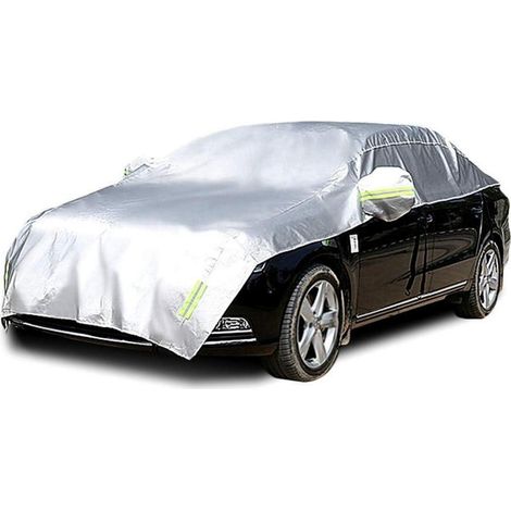 Halbgarage Autoabdeckung 210D Oxford wasserdicht für Limousinen 4.5-4.85m (1/5)