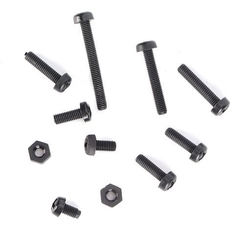 160-teiliges Set aus Kunststoff-Schraubenmuttern, Nylon-Kreuzschlitzschrauben, Sechskantmuttern, Befestigungsmaterial, Werkzeug M3 (1/5)