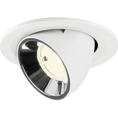 Spot encastré Numinos Gimble S blanc/chrome 4000K - 55 deg - 1009432