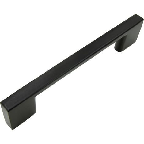Möbelgriff schwarz, 96 mm, Metall (1/5)